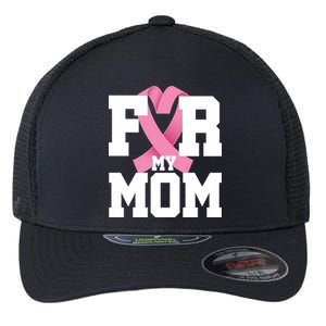 Breast Cancer For My Mom Flexfit Unipanel Trucker Cap