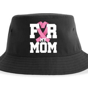 Breast Cancer For My Mom Sustainable Bucket Hat