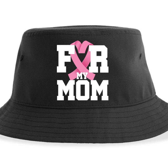 Breast Cancer For My Mom Sustainable Bucket Hat