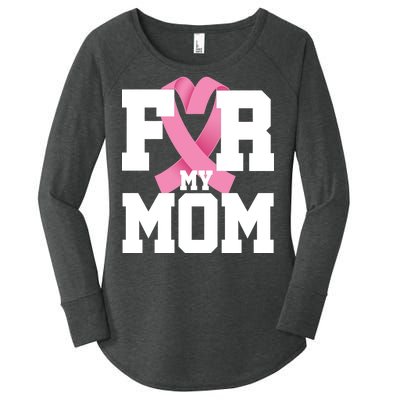 Breast Cancer For My Mom Women's Perfect Tri Tunic Long Sleeve Shirt