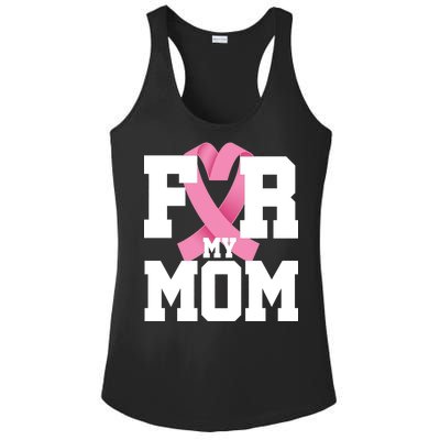 Breast Cancer For My Mom Ladies PosiCharge Competitor Racerback Tank