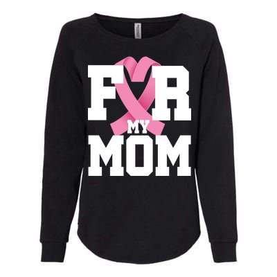 Breast Cancer For My Mom Womens California Wash Sweatshirt