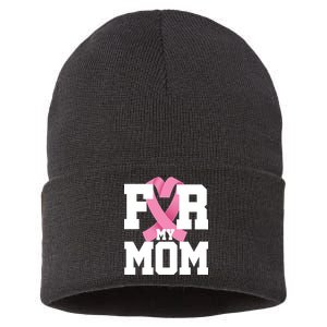 Breast Cancer For My Mom Sustainable Knit Beanie