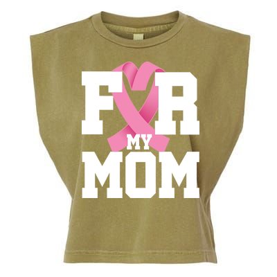 Breast Cancer For My Mom Garment-Dyed Women's Muscle Tee