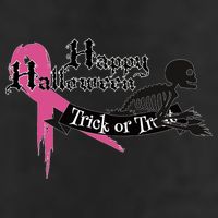 Breast Cancer Happy Halloween Skeleton Hat