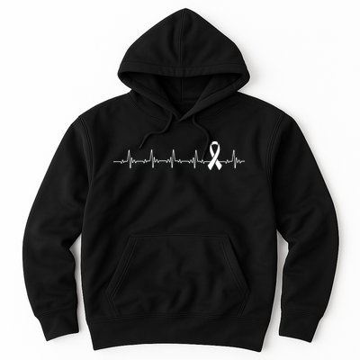 Breast Cancer Heartbeat Pulse Hoodie
