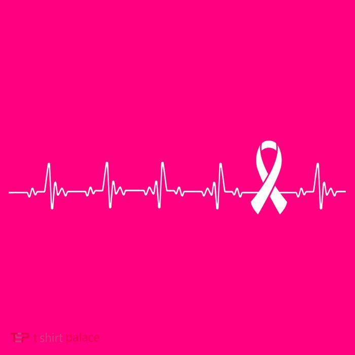 Breast Cancer Heartbeat Pulse Button