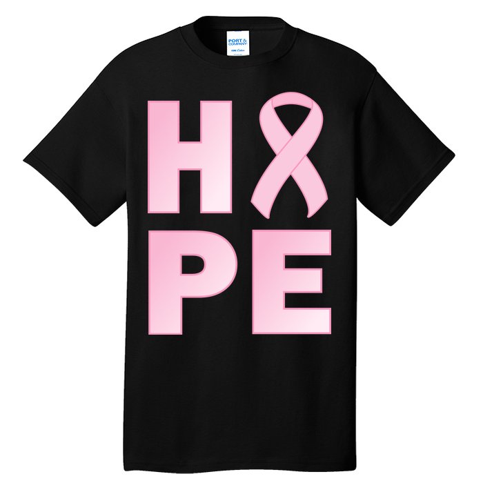 Breast Cancer Hope Fight Logo Tall T-Shirt