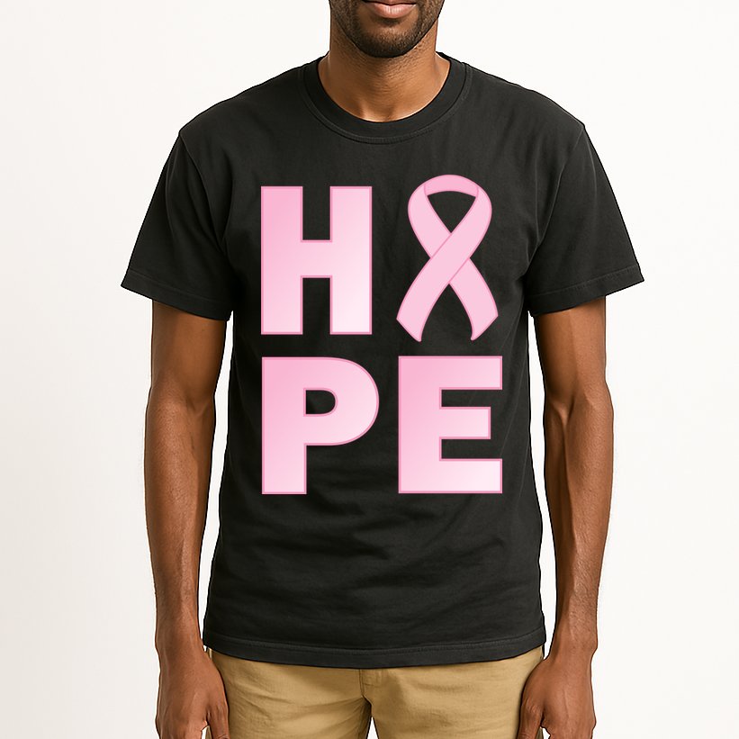 Breast Cancer Hope Fight Logo Tall T-Shirt