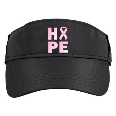 Breast Cancer Hope Fight Logo Adult Drive Performance Visor
