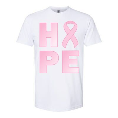 Breast Cancer Hope Fight Logo Softstyle® CVC T-Shirt