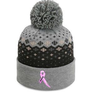 Breast Cancer Hope Ribbon The Baniff Cuffed Pom Beanie