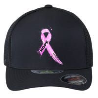 Breast Cancer Hope Ribbon Flexfit Unipanel Trucker Cap