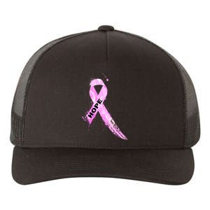 Breast Cancer Hope Ribbon Yupoong Adult 5-Panel Trucker Hat