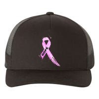 Breast Cancer Hope Ribbon Yupoong Adult 5-Panel Trucker Hat