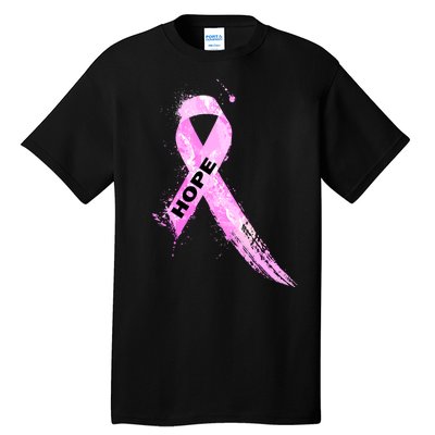 Breast Cancer Hope Ribbon Tall T-Shirt