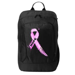 Breast Cancer Hope Ribbon City Backpack