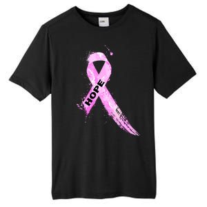 Breast Cancer Hope Ribbon Tall Fusion ChromaSoft Performance T-Shirt