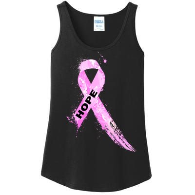 Breast Cancer Hope Ribbon Ladies Essential Tank