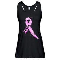 Breast Cancer Hope Ribbon Ladies Essential Flowy Tank