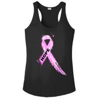 Breast Cancer Hope Ribbon Ladies PosiCharge Competitor Racerback Tank