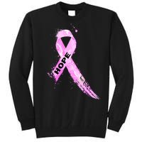 Breast Cancer Hope Ribbon Tall Sweatshirt