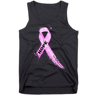 Breast Cancer Hope Ribbon Tank Top