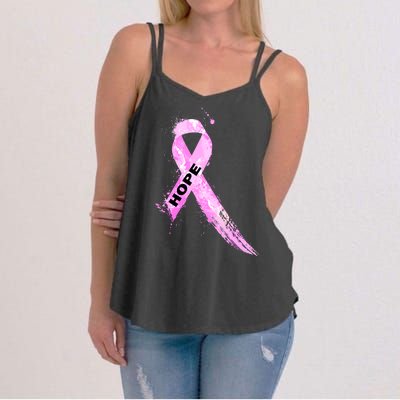 Breast Cancer Hope Ribbon Women's Strappy Tank