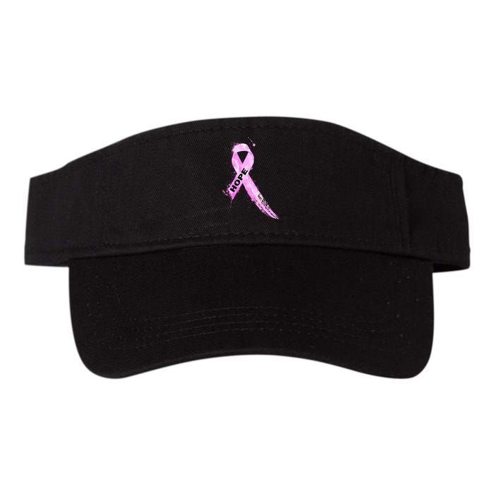 Breast Cancer Hope Ribbon Valucap Bio-Washed Visor