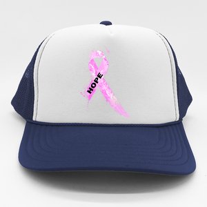 Breast Cancer Hope Ribbon Trucker Hat