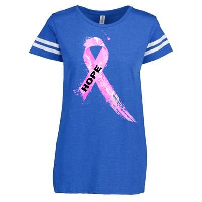 Breast Cancer Hope Ribbon Enza Ladies Jersey Football T-Shirt