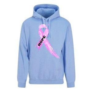 Breast Cancer Hope Ribbon Unisex Surf Hoodie