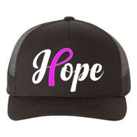 Breast Cancer Hope Ribbon Tribute Logo Yupoong Adult 5-Panel Trucker Hat