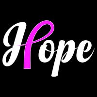 Breast Cancer Hope Ribbon Tribute Logo Performance Shirt
