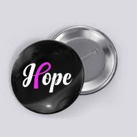 Breast Cancer Hope Ribbon Tribute Logo Button