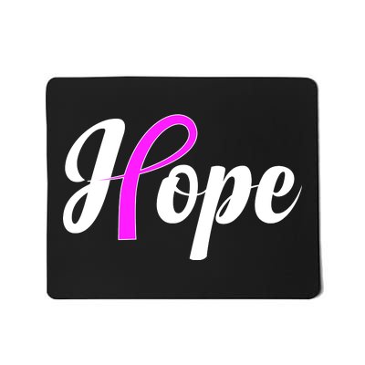 Breast Cancer Hope Ribbon Tribute Logo Mousepad