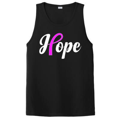 Breast Cancer Hope Ribbon Tribute Logo PosiCharge Competitor Tank