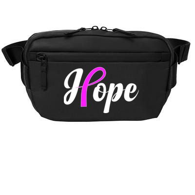 Breast Cancer Hope Ribbon Tribute Logo Crossbody Pack