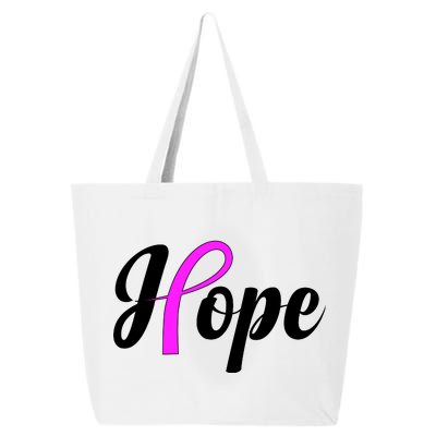 Breast Cancer Hope Ribbon Tribute Logo 25L Jumbo Tote