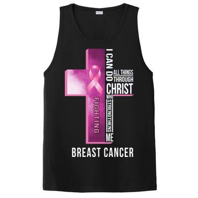 Breast Cancer I Can Do All Thing Through Christ PosiCharge Competitor Tank