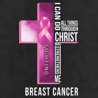 Breast Cancer I Can Do All Thing Through Christ Golf Towel