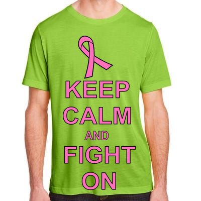 Breast Cancer Keep Calm And Fight On Adult ChromaSoft Performance T-Shirt