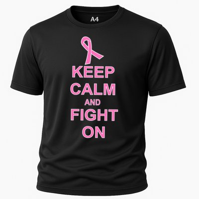 Breast Cancer Keep Calm And Fight On Performance Shirt