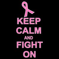 Breast Cancer Keep Calm And Fight On Bag