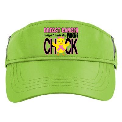 Breast Cancer Messed With The Wrong Chick Adult Drive Performance Visor