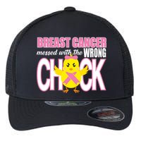 Breast Cancer Messed With The Wrong Chick Flexfit Unipanel Trucker Cap