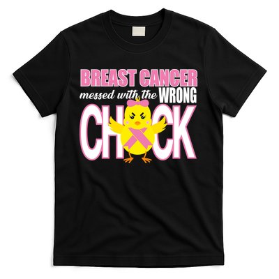 Breast Cancer Messed With The Wrong Chick T-Shirt