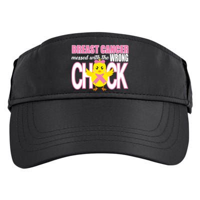 Breast Cancer Messed With The Wrong Chick Adult Drive Performance Visor