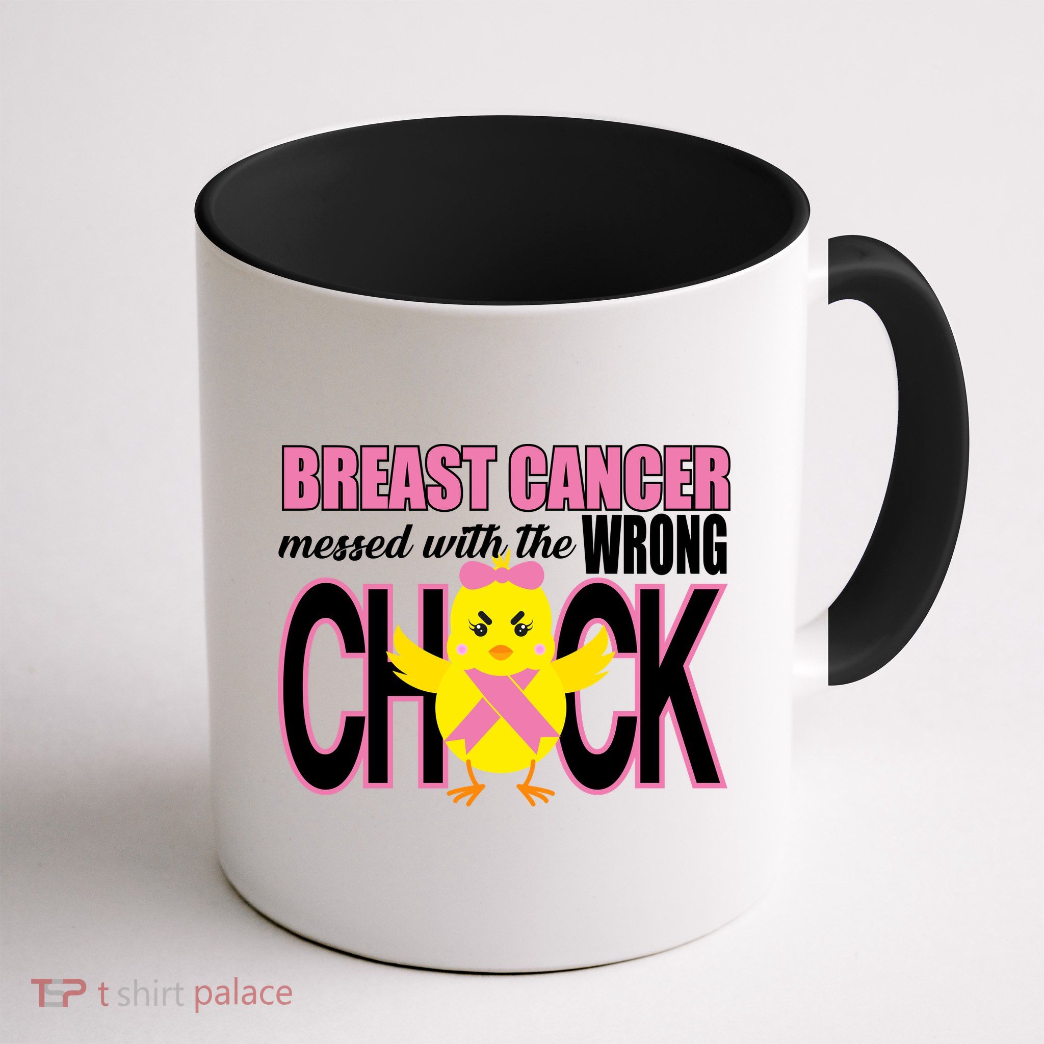 Breast Cancer Messed With The Wrong Chick Mug