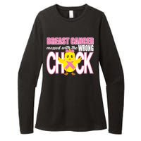 Breast Cancer Messed With The Wrong Chick Womens CVC Long Sleeve Shirt